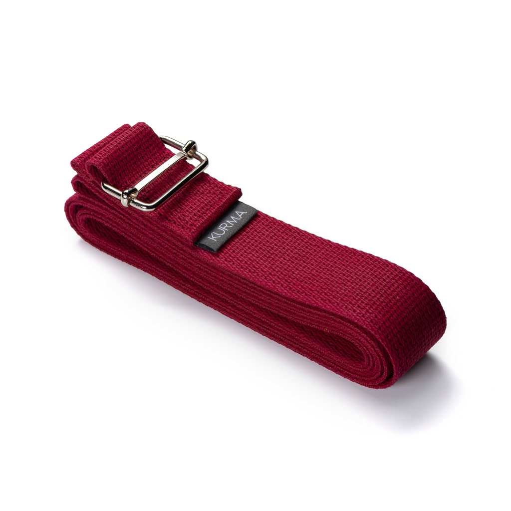 ​Yoga Belt Evolve large (XL), burgundy, 38/40mmx300cm