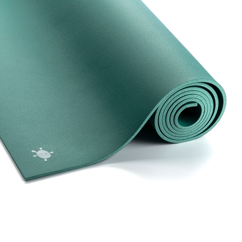 Yoga mat GECO, Lagoon, 66x185cm/6mm, Logo