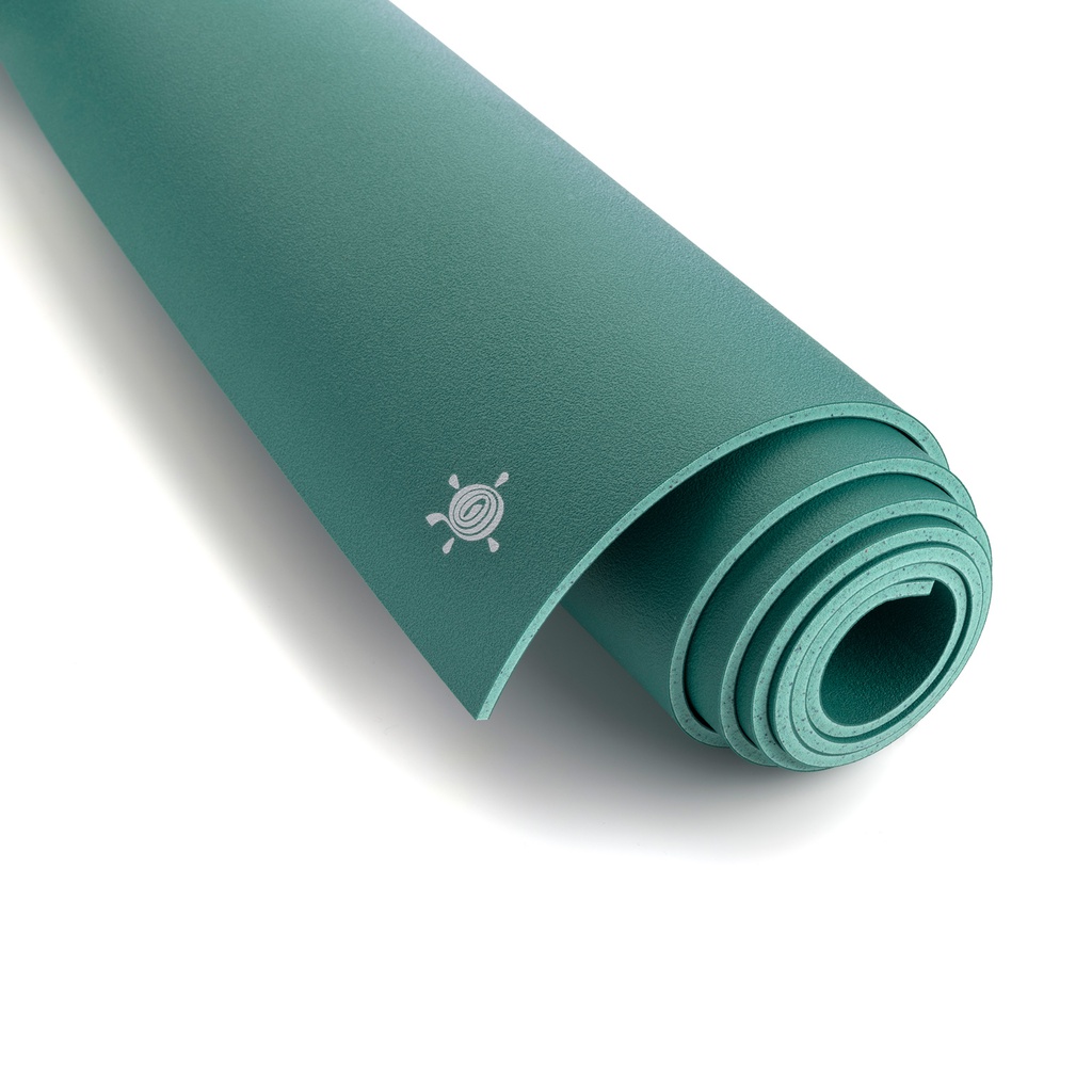 Yoga mat GECO, Lagoon, 66x200cm/6mm, Logo