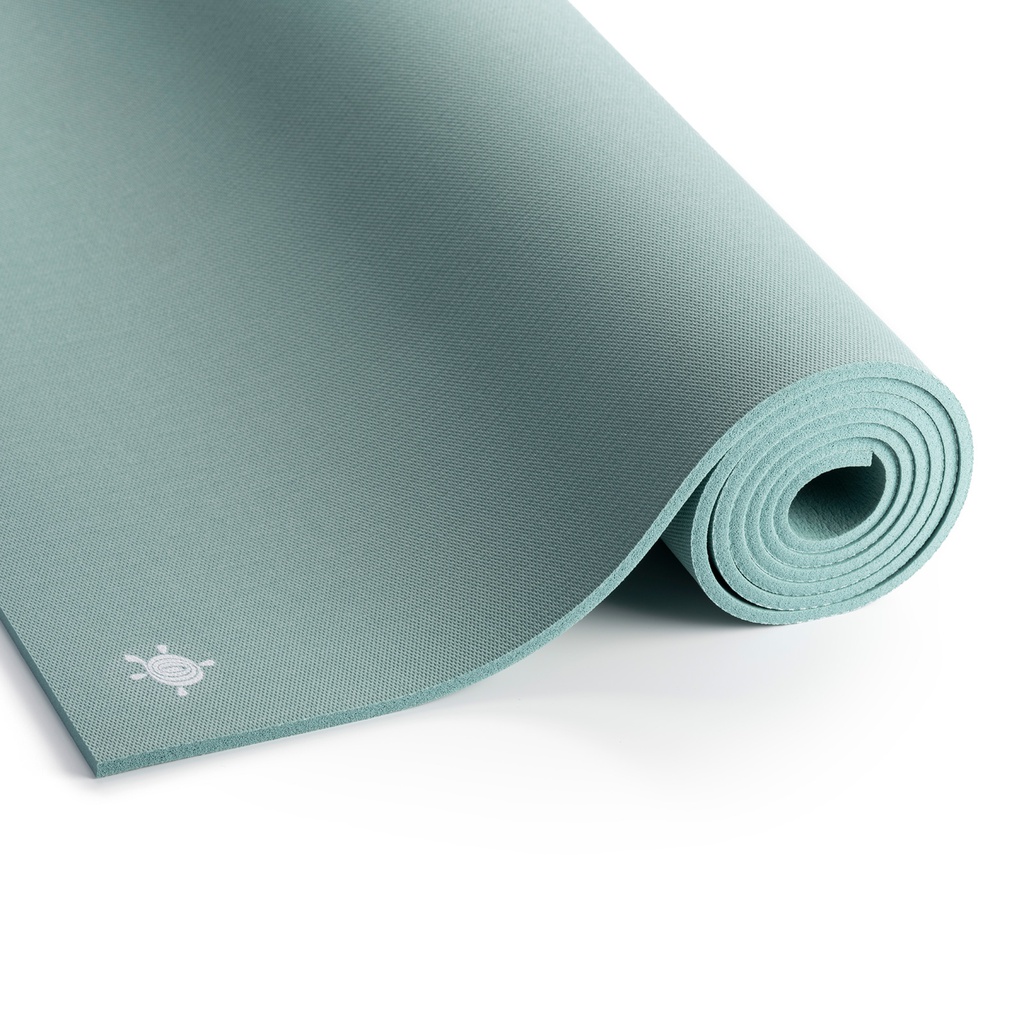 Yoga mat CORE, Glacier Bay, 66x185cm/6.5mm, Logo