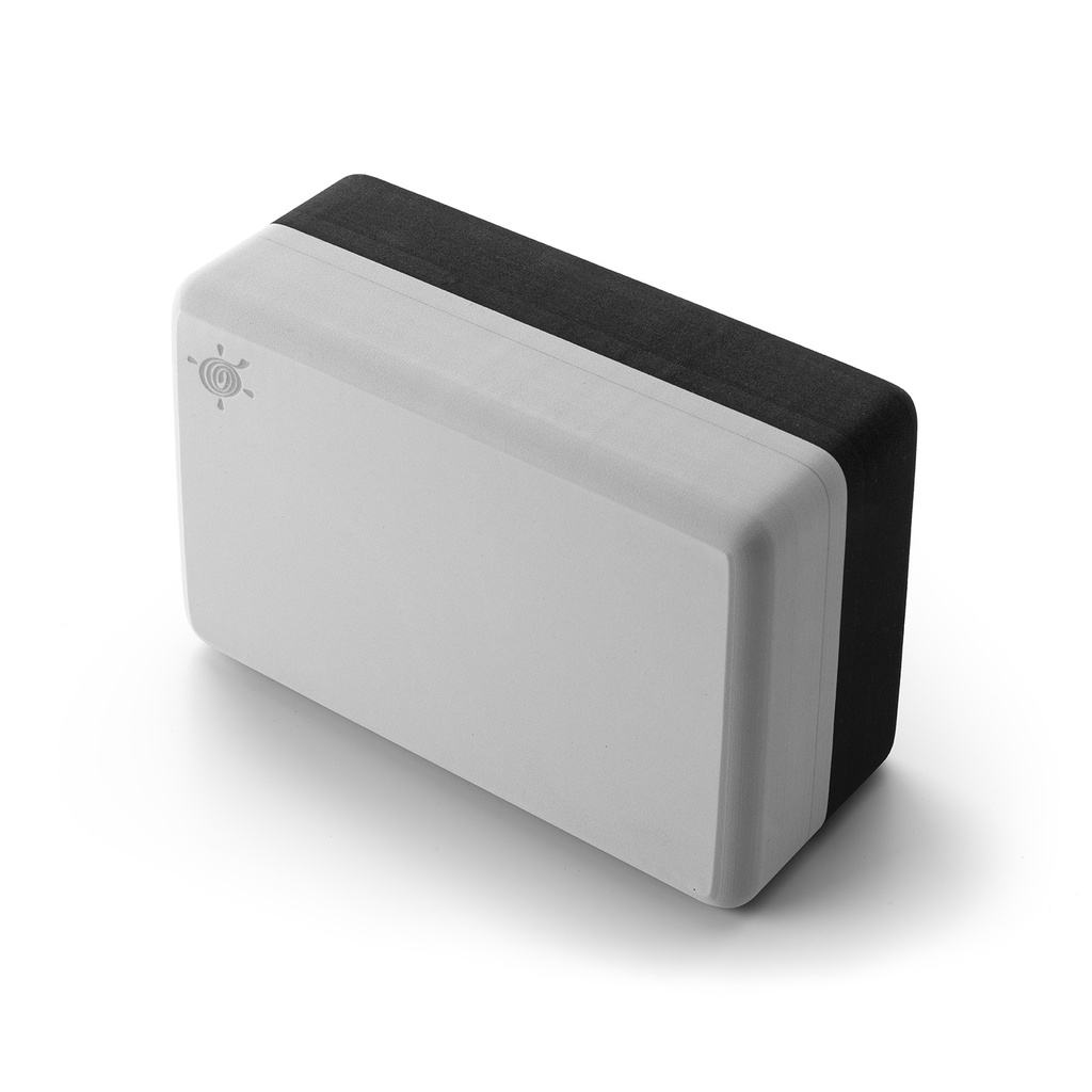 Zero Waste Foam Block XL, Black/Grey, 23x15x10cm, logo