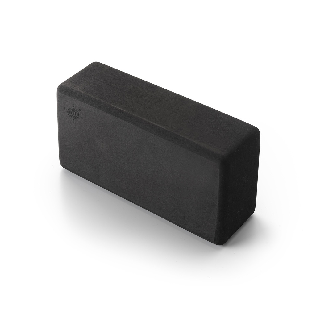 Zero Waste Foam Block Standard (brick), Black, 23x12x7.5cm, logo