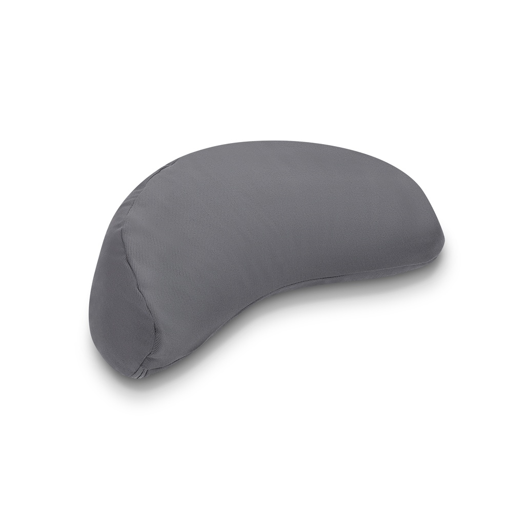 Crescent cushion, Anthracite, 38x13cm