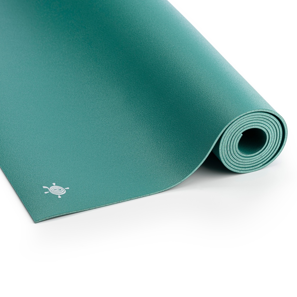 Yoga mat GECO Lite, Lagoon, 66x200cm/4mm, Logo