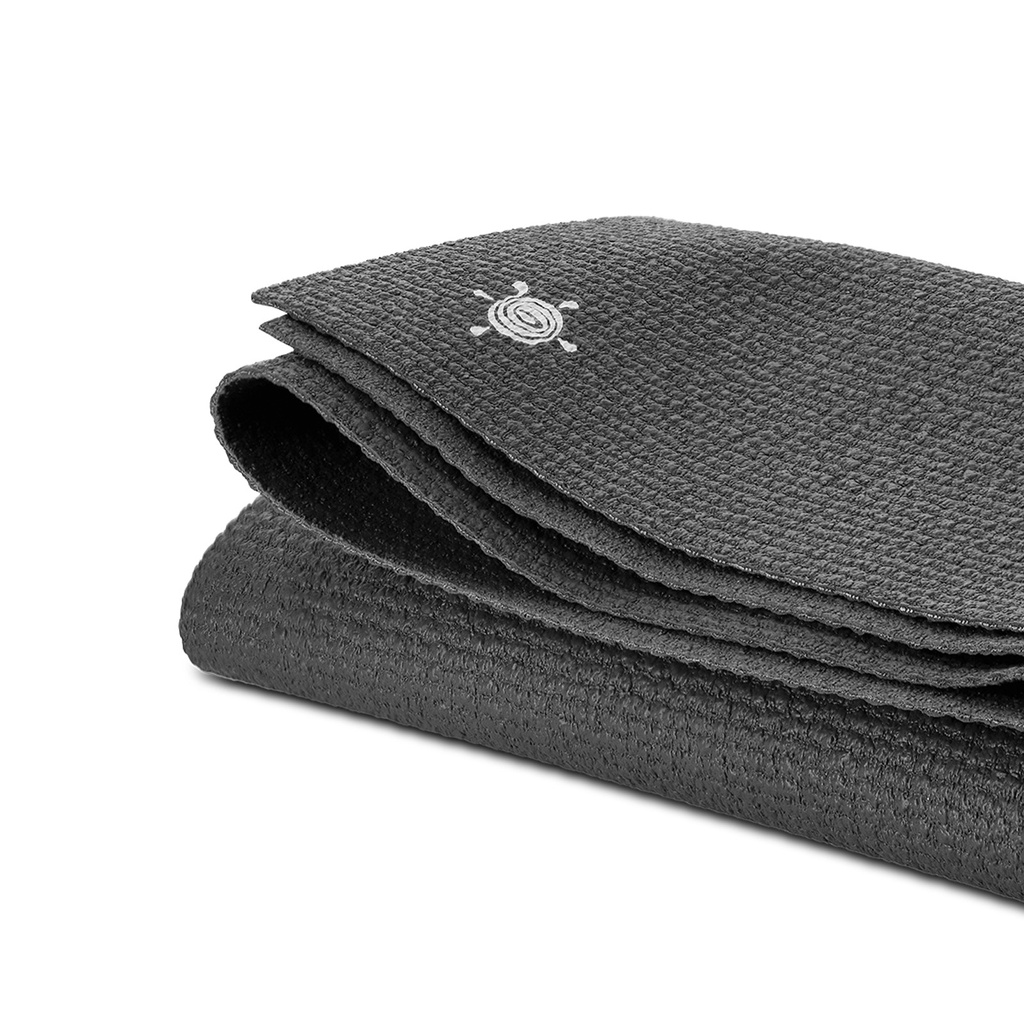 Travel Yoga mat Fold-N-Flow, Anthracite, 60x185cm/2.9mm