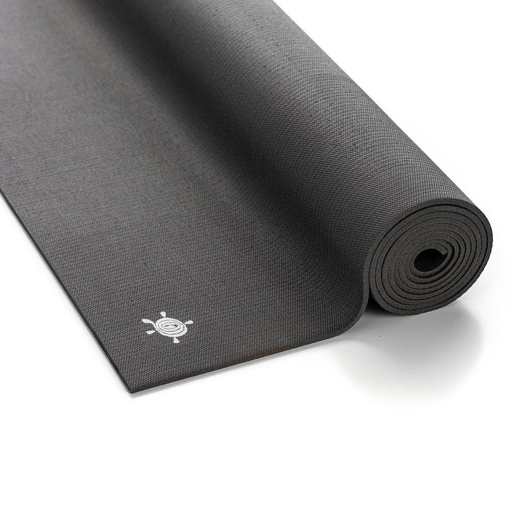 Yoga mat CORE Lite, Anthracite, 66x200cm/4.2mm, Logo