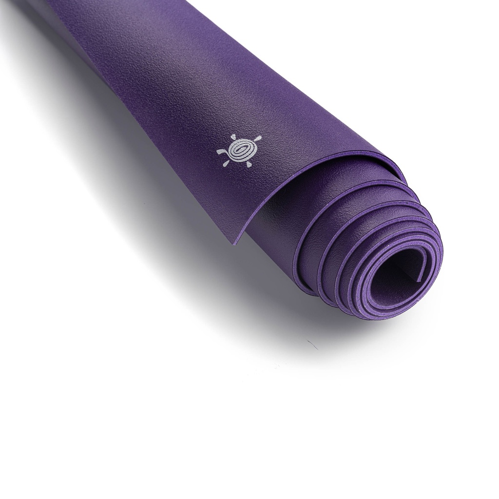 Yoga mat GECO Lite, Bloom, 66x185cm/4mm, Logo