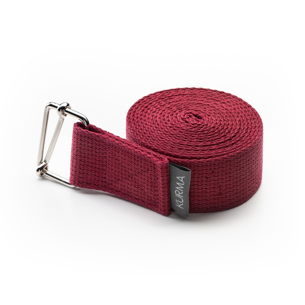 Yoga Belt Evolve, burgundy, 38/40mmx230cm