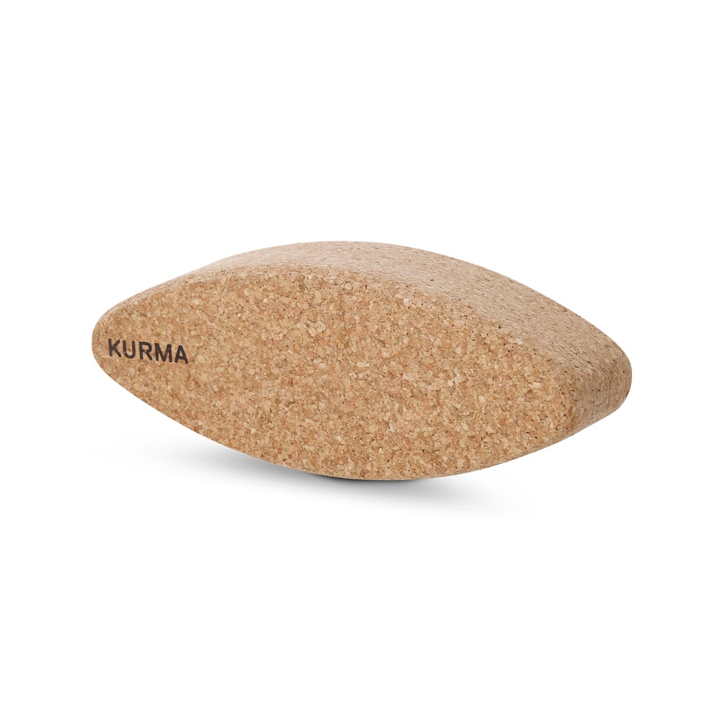 Cork block oval (egg), 31x12x7.5cm, Logo