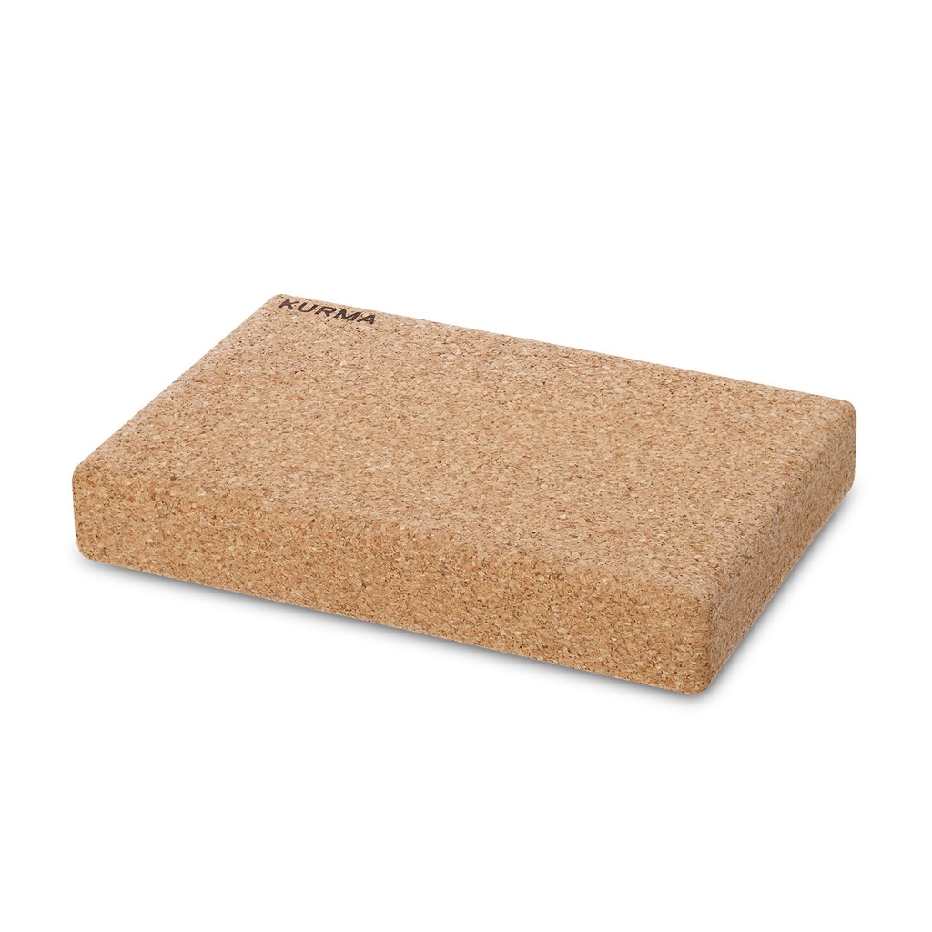 Cork block flat, 30x20x5cm, Logo