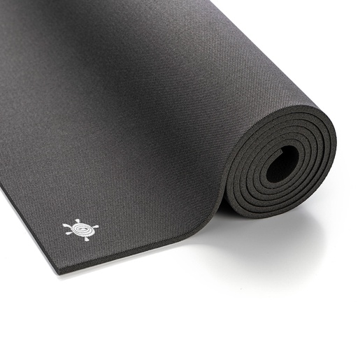 [kg66197/wabi-A] Yoga mat CORE Black, 66x185cm/Logo **WABI-A**