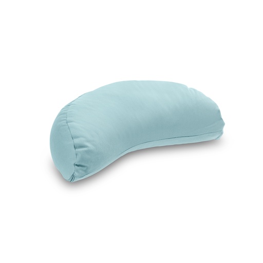 [cc342] Crescent cushion, Glacier bay, 38x13cm