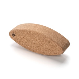 [ckeg-l] Cork block oval (egg), 31x12x7.5cm, Logo